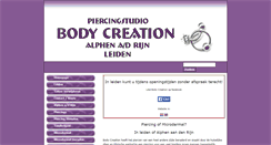 Desktop Screenshot of bodycreation.nl